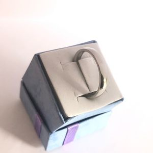 Stainless steel wedding band ring